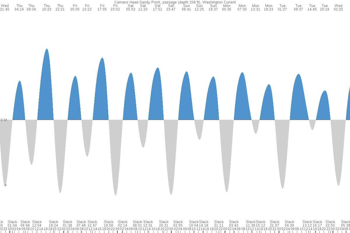 Langley (WA) Tide Chart 7 Day Tide Times