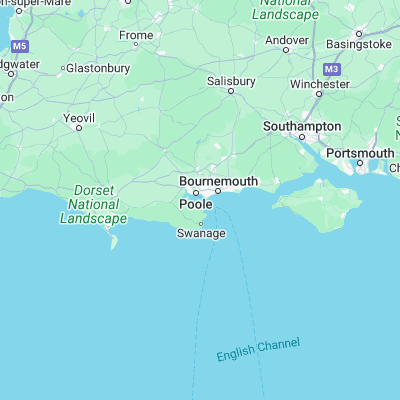 Map showing location of Brownsea Island (50.691560, -1.971100)