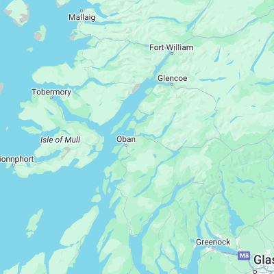 Map showing location of Connel (56.454260, -5.387640)