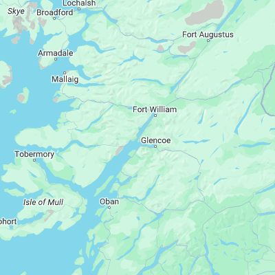 Map showing location of Corran (56.720750, -5.244280)