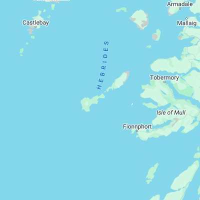 Map showing location of Gott Bay (56.516670, -6.783330)