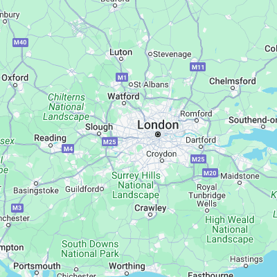 Map showing location of Kew Bridge (51.487130, -0.287490)