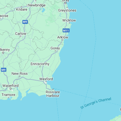 Map showing location of Polduff (52.566670, -6.200000)