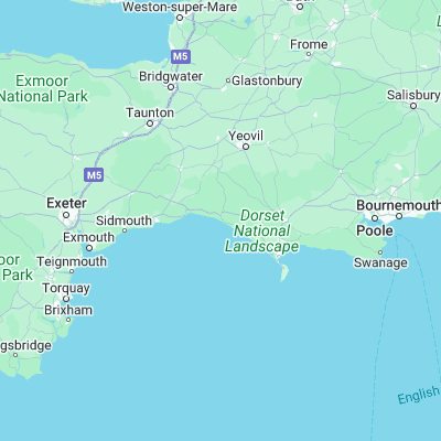 Map showing location of West Bay (Bridport) (50.710840, -2.761070)